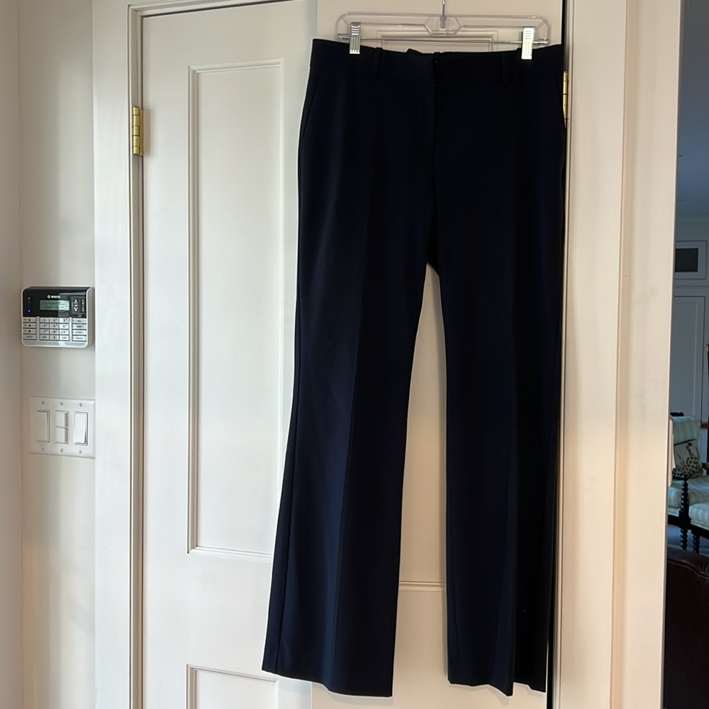 Ann Taylor Blue Trousers with Hook and Bar Closure